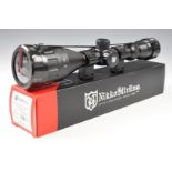 Nikko Stirling Mount Master AO 3-9x50 half mil dot air rifle or similar scope, in original box