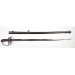 British 1827 pattern Light Infantry officer's sword retailed by Turner Brothers, Bath, with strung