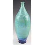 Peter Ilsley (1932-2014) studio pottery pedestal vase, height 39cm