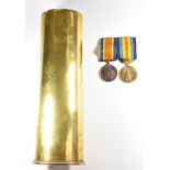 WW1 British Army Medal pair comprising War Medal & Victory Medal named to 3280 Pte R Hook,