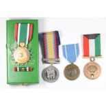 Gulf Medal with clasp for 16 Jan to 28 Feb 1991, naming rubbed / erased but Cold'm Guards remains,