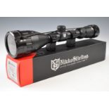 Nikko Stirling Mount Master AO 3-9x50 half mil dot air rifle or similar scope, in original box