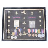 Royal Artillery father and son group of medals comprising WW1 1914/1915 Star named to 68466 Gunner S