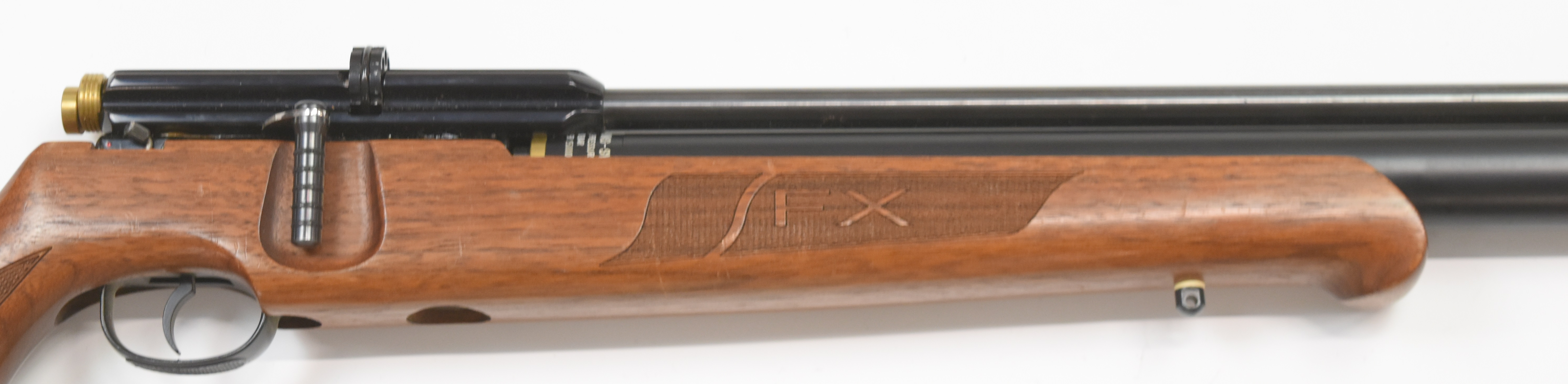FX Cyclone .22 FAC PCP air rifle with textured semi-pistol grip and forend, raised cheek piece, - Image 4 of 10