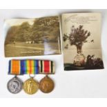 British Army WW1 medal pair, War Medal and Victory Medal named to 5033 Pte P Hampton, West Yorkshire