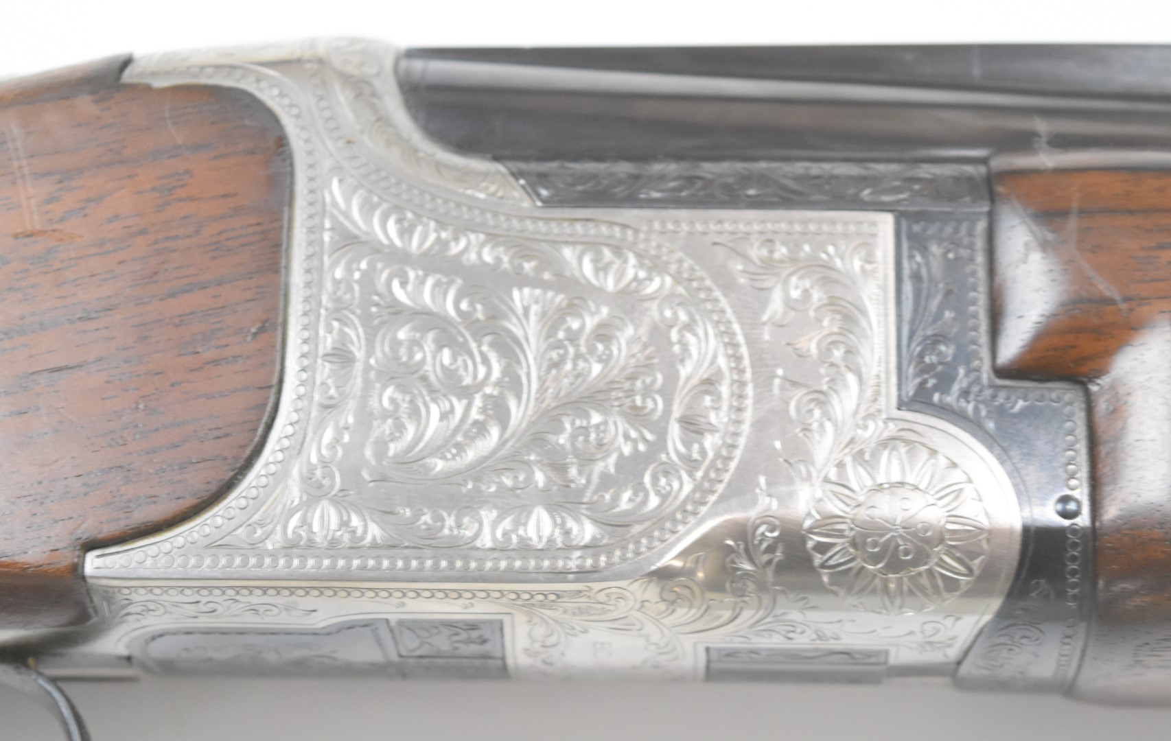 Miroku 12 bore over and under ejector shotgun with engraved locks, underside, trigger guard, top - Image 6 of 11