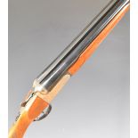 Gunmark Kestrel 10 bore side by side shotgun with engraved locks, underside, trigger guard, top