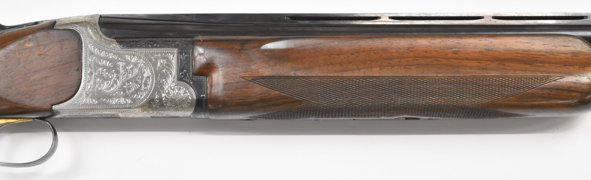 Miroku 12 bore over and under ejector shotgun with engraved locks, underside, trigger guard, top - Image 4 of 11
