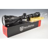 Nikko Stirling Mount Master AO 3-9x50 half mil dot air rifle or similar scope, in original box