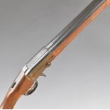 Poli Nicoletta .410 side by side folding poacher's shotgun with chequered semi-pistol grip and