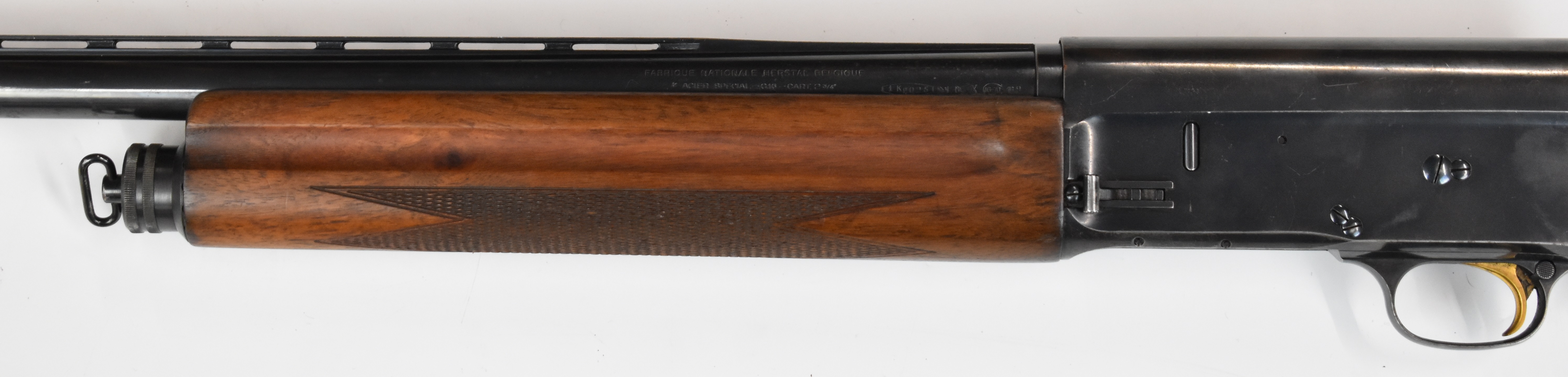 Browning 16 bore 3-shot semi-automatic shotgun with chequered semi-pistol grip and forend and 27 - Image 6 of 18