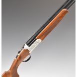 Kofs Sceptre SxE 20 bore over and under ejector shotgun with engraved locks and underside, chequered