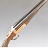 WW Greener Blue Rock 12 bore side by side live pigeon shotgun with named and engraved locks,