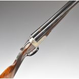 Williams & Powell of Liverpool 12 gauge side by side shotgun with engraved locks, underside, trigger