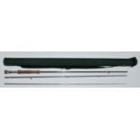 Hardy Demon 9'6" #7 fly fishing rod with cloth bag and outer tube