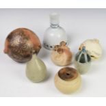 Collection of Ann James (Gloucestershire Guild of Craftsmen) studio pottery vases and bowls etc,