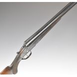 Fabrique Nationale de Arms de Guerre 12 bore side by side sidelock ejector shotgun with named locks,