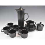 Wedgwood retro / mid century modern coffee set, possibly Keith Murray, tallest 29cm