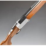 Investarm 12 bore 3" magnum folding over and under shotgun with chequered semi-pistol grip and