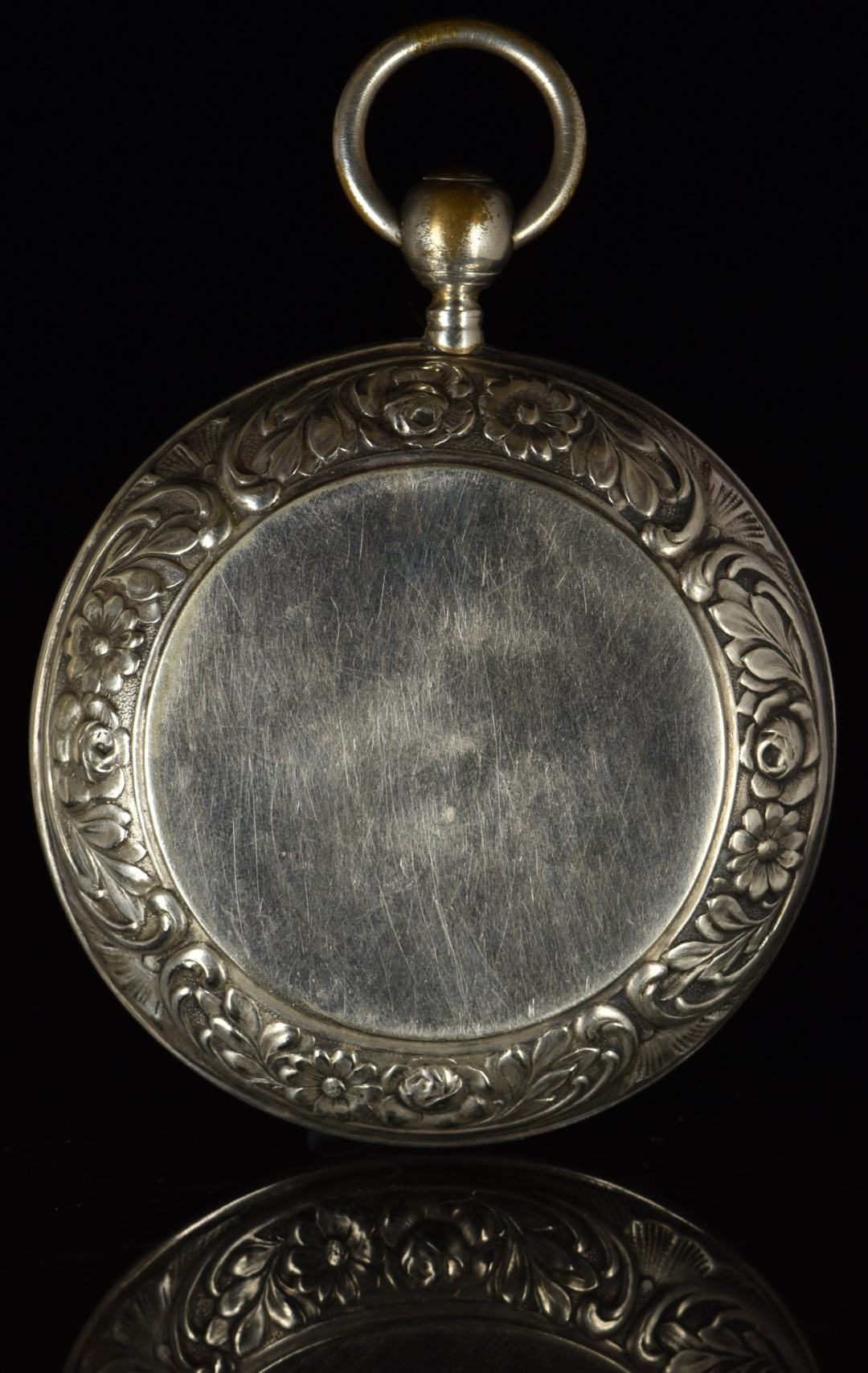 Mummery of Dover white metal full hunter pocket watch with subsidiary seconds dial formed as a - Image 3 of 4