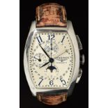 Longines Evidenza triple calendar chronograph gentleman's automatic wristwatch ref. L2.688.4 with