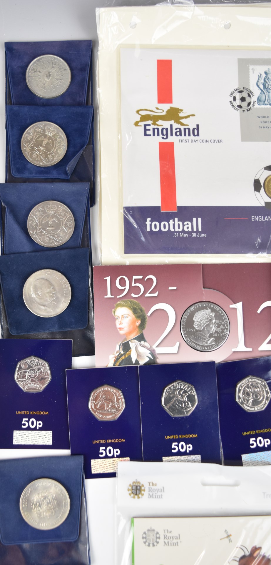 Various collectable UK coins, some in presentation packs including 50p pieces in 'Change Checker' - Image 2 of 4