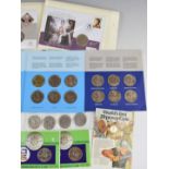 Westminster Collection, Royal Mint, Pobjoy and Danbury Mint commemorative coin presentation packs,