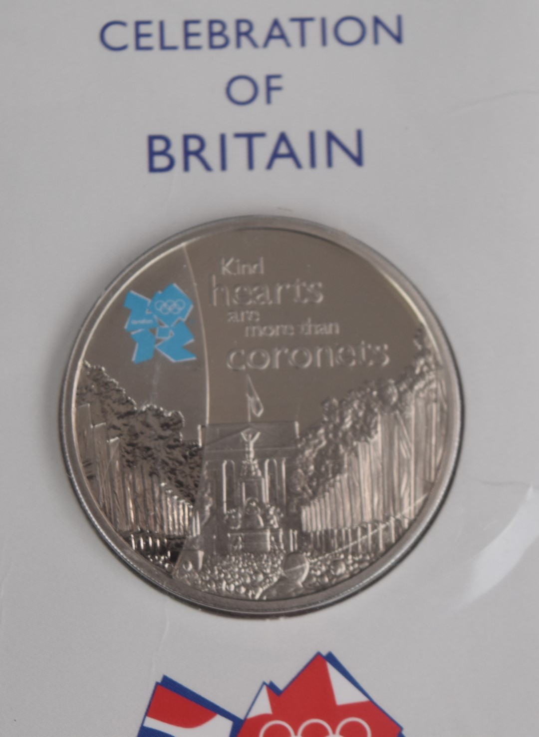 Four modern collectable coins, three £5 examples comprising limited edition (339/500) William and - Image 3 of 5