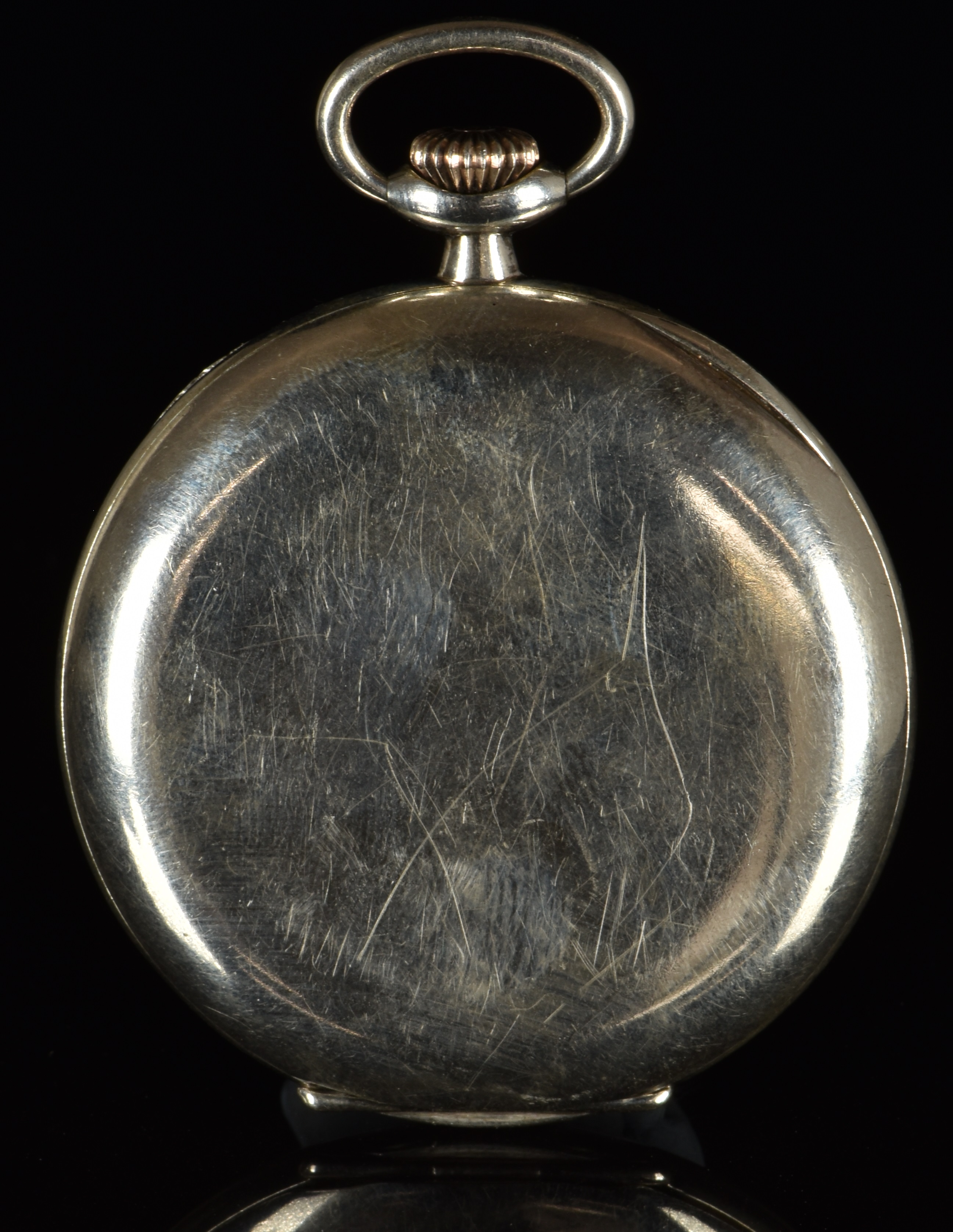 International Watch Company (IWC) silver keyless winding open faced pocket watch with subsidiary - Image 2 of 3