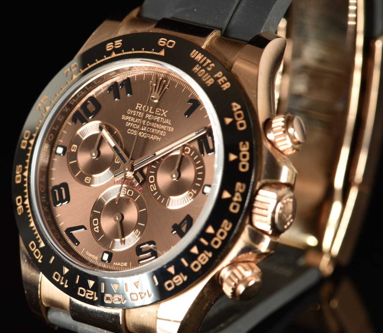 Rolex Oyster perpetual Cosmograph Daytona 18ct 'Everose' gold automatic chronograph wristwatch - Image 7 of 14
