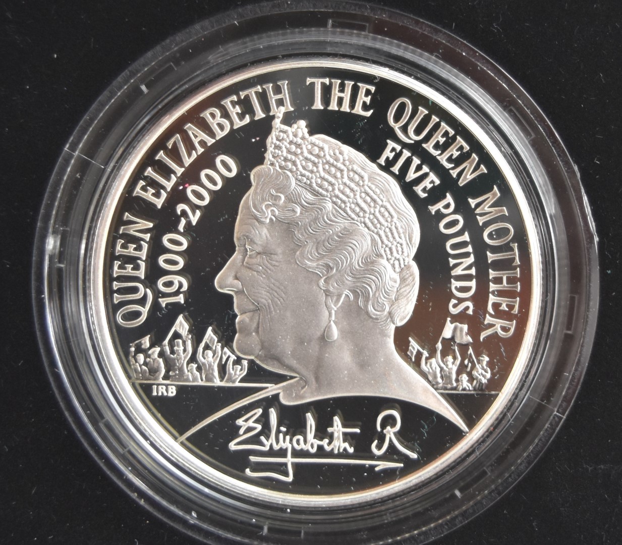 Four Royal Mint silver proof Royal commemorative crowns comprising a Queen Mother Centenary - Image 5 of 5