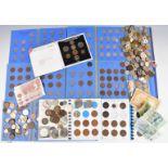 A collection of UK and overseas coinage 19thC onwards including presentation pack, 1953 Coronation