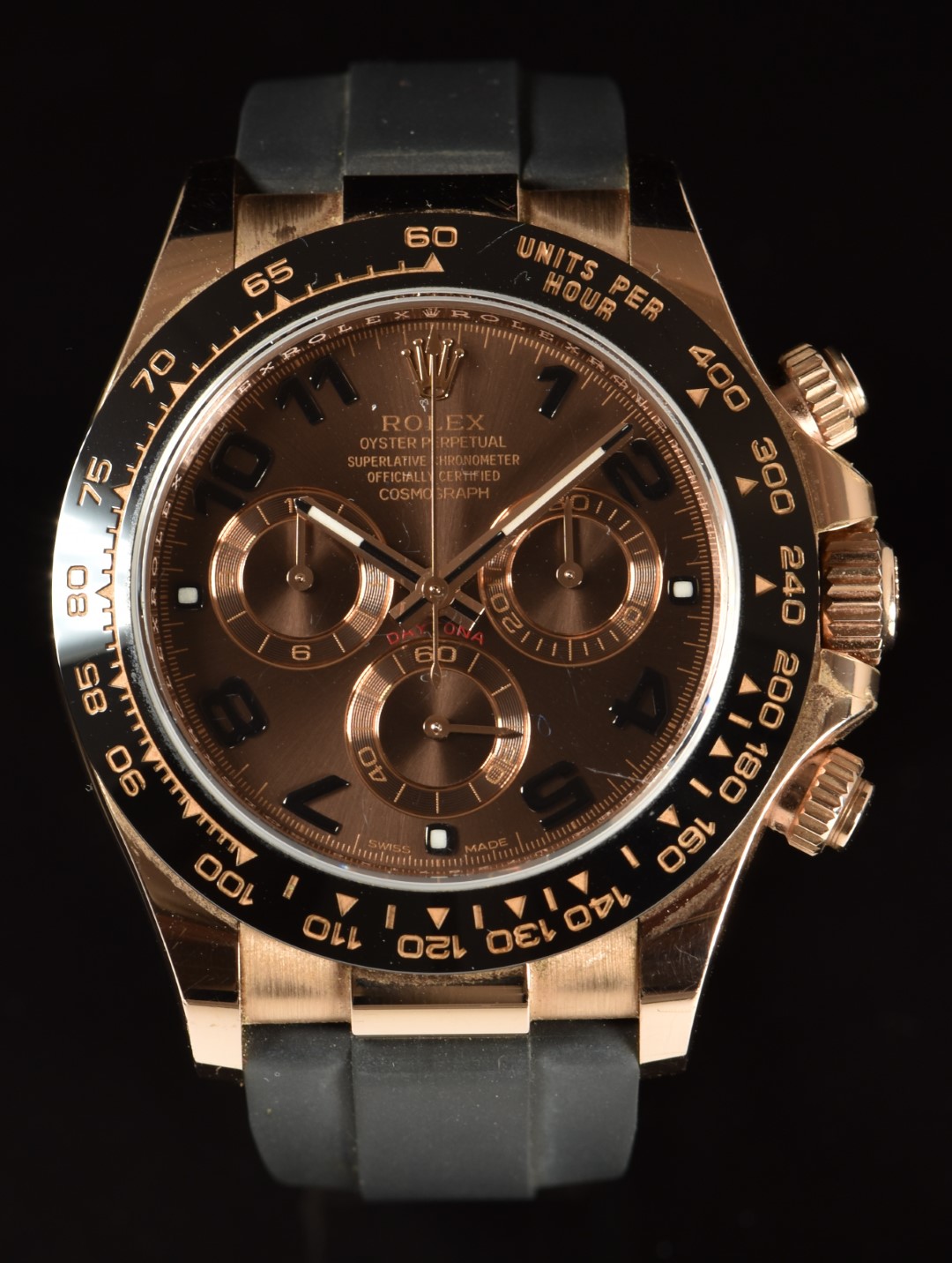 Rolex Oyster perpetual Cosmograph Daytona 18ct 'Everose' gold automatic chronograph wristwatch - Image 4 of 14