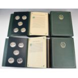 John Pinches limited edition set of 100 hallmarked silver medallions titled The Mountbatten Medallic