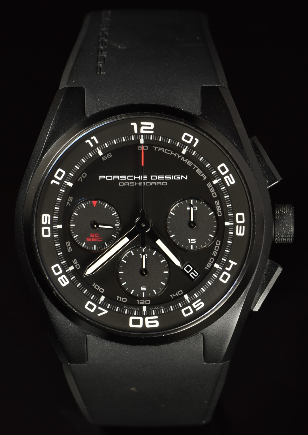 Porsche Design Dashboard gentleman's automatic chronograph wristwatch ref. P6620 M13 with date