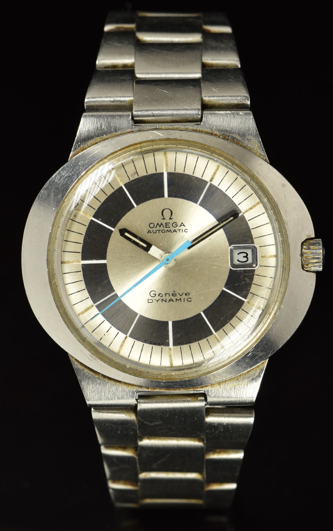 Omega Dynamic gentleman's automatic wristwatch ref. 166.0079 with date aperture, luminous hour and