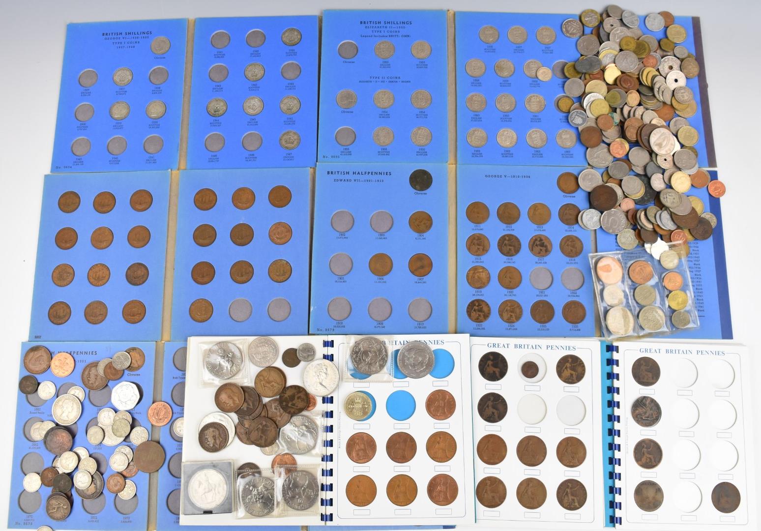 A collection of UK and overseas coinage 19thC onwards including presentation pack, 1953 Coronation - Image 4 of 8