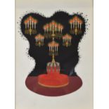 Romain de Tirtoff 'Erté' (Russian French 1892-1990) still life gouache 'Raspoutine', framed with