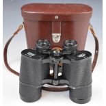 Carl Zeiss Jenoptem 10x50W binoculars, in original leather case