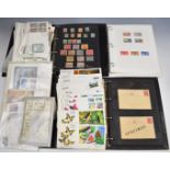 A collection of St Kitts & Nevis stamps, mainly 1980 and 90s issues, still in original envelopes,