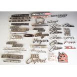 Large collection of car badges including multiple (Ford) Cortina, Allegro, Vanguard, Jaguar,