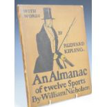 [Nicholson] An Almanac of Twelve Sports by William Nicholson with words by Rudyard Kipling,