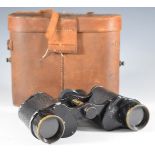 Cased pair of Bridlington RNLI interest binoculars, with presentation inscription dated 1921 to