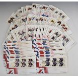 The London Olympic 2012 Collection on first day covers, in four envelopes