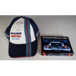 Signed Valtteri Bottas and Felipe Massa F1 cap and a Porsche book