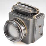 Ernemann 4.5 x 6cm single lens reflex medium format camera fitted with Ernostar 1:1.8 f=10.5cm lens,