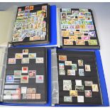 GB and world mint and used stamp collection from King George V to Queen Elizabeth II, in thirteen