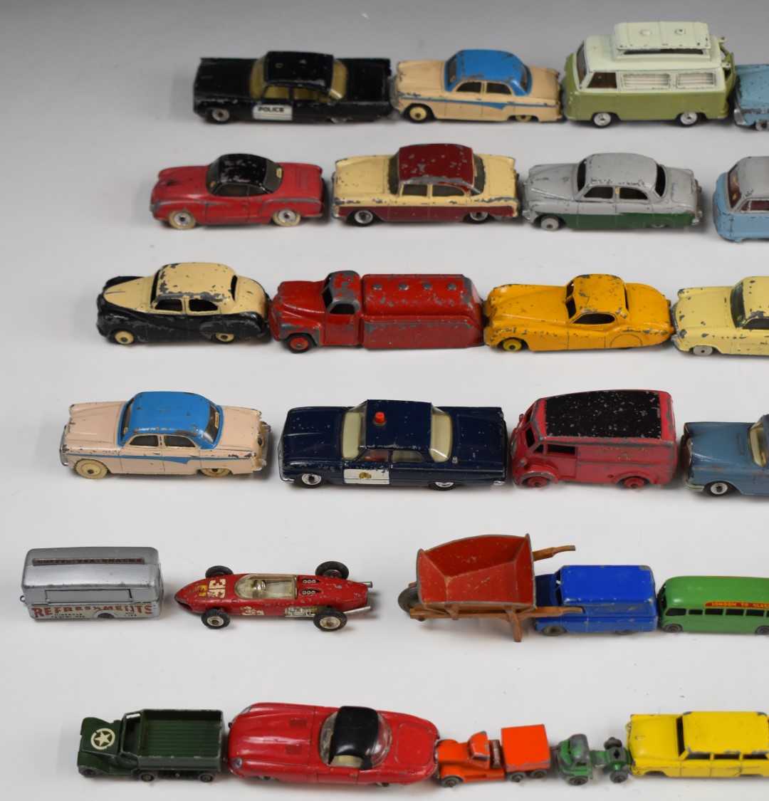 A collection of vintage Dinky, Corgi and similar diecast model vehicles to include Humber Hawk - Image 2 of 7