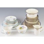 Shelley decorative tea ware including Wild Flowers pattern, approximately sixty pieces
