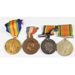 WW1 Victory Medal named to 28861 Cpl C S Barwick, Royal Artillery, together with a WW1 War Medal